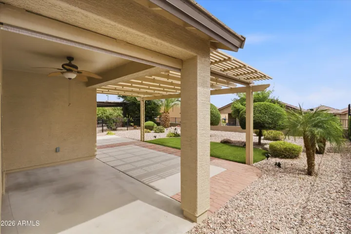 Rear Patio