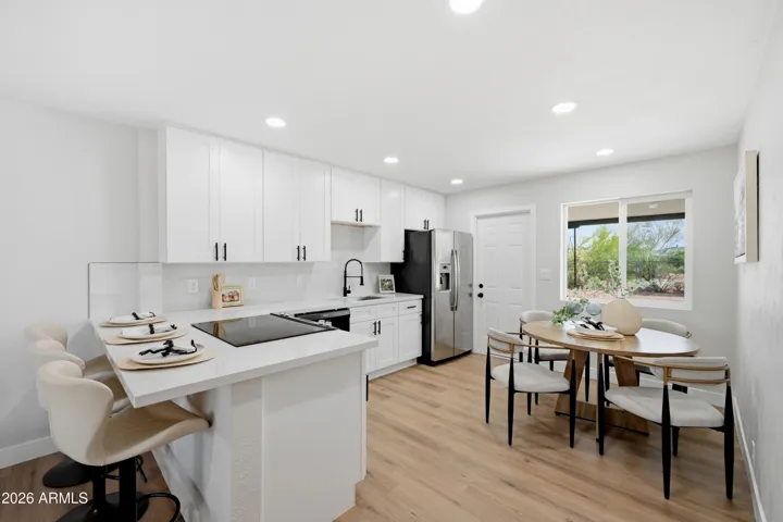 Large open kitchen