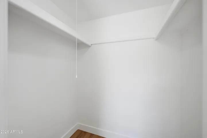 Large walk in closet