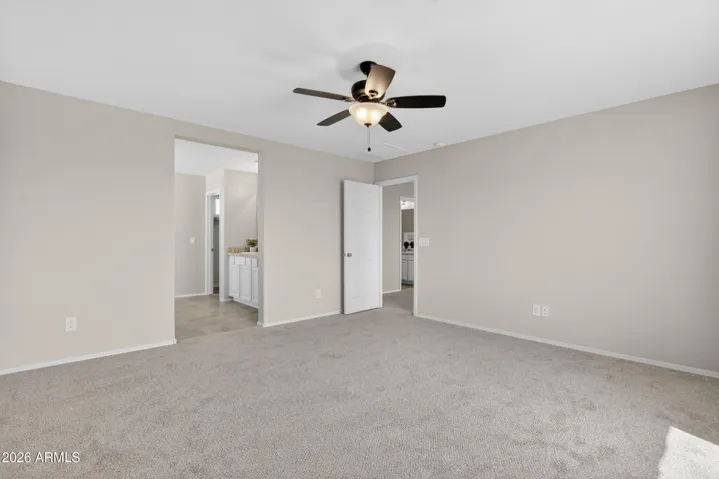 Large primary suite