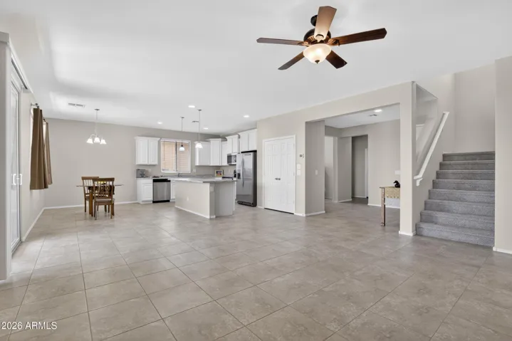 Open concept family room