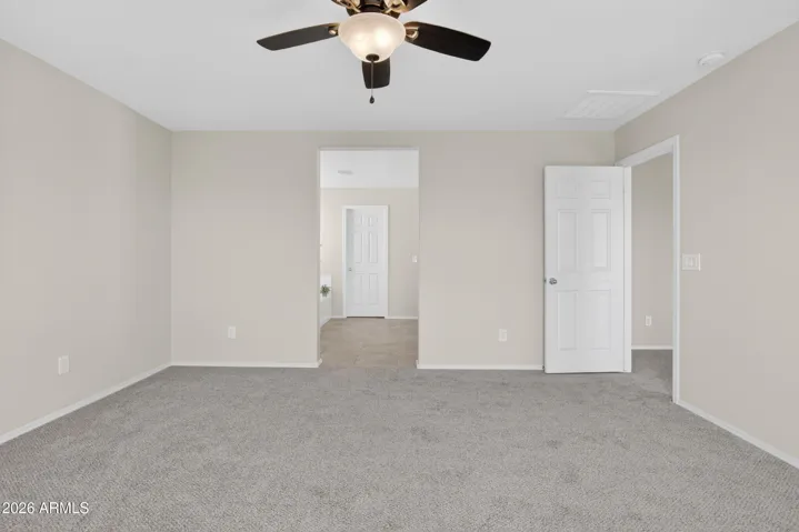 Large primary suite