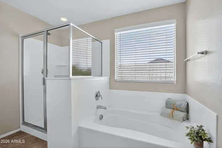 Shower and tub