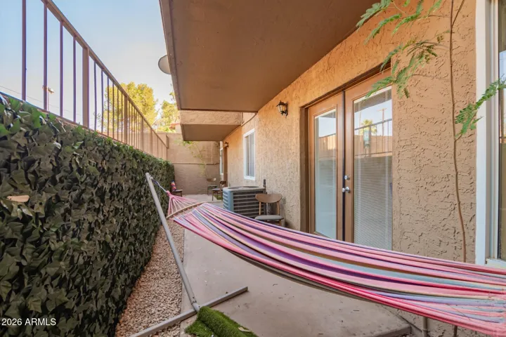 Private Patio with Hammock