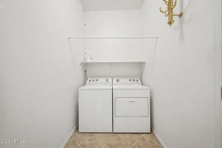 Laundry in unit.