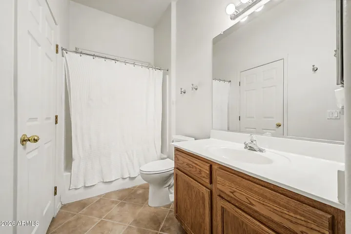 Hall bathroom.