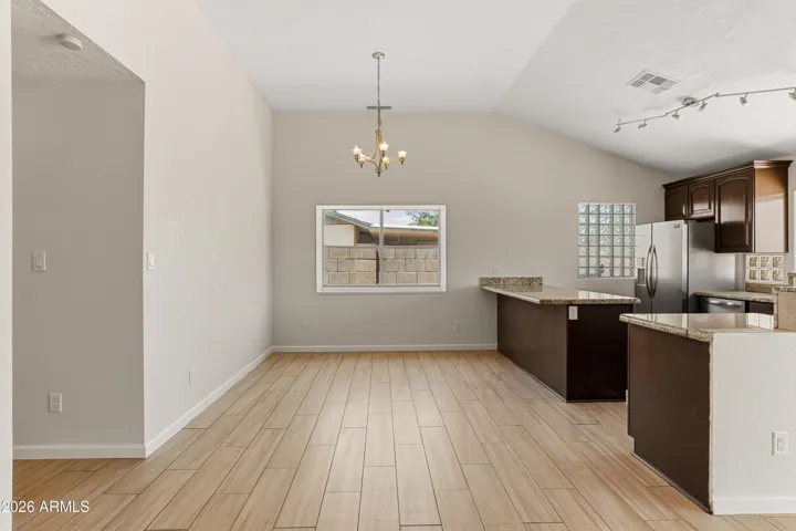 Dining off of kitchen