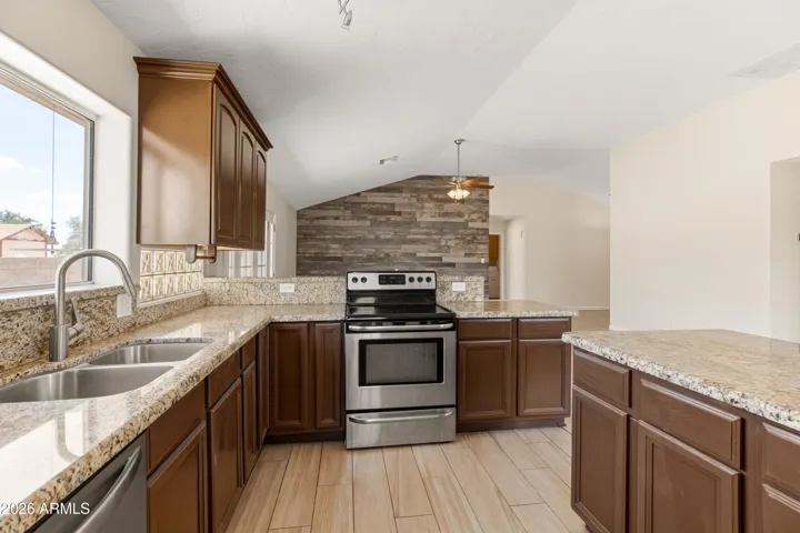 Open concept kitchen