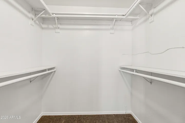 Primary closet