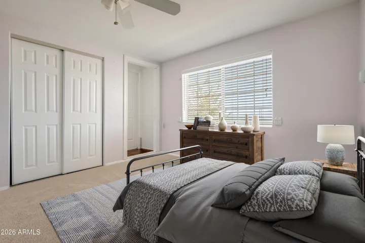 Second bedroom virtually staged