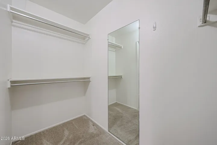 walk in bedroom closet