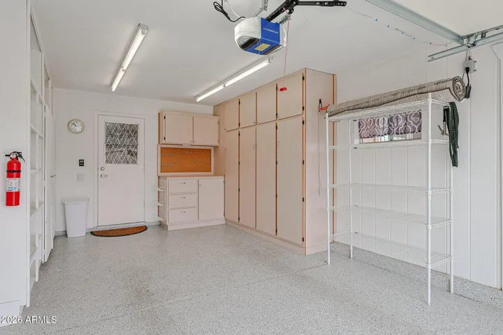 Storage galore in this garage!