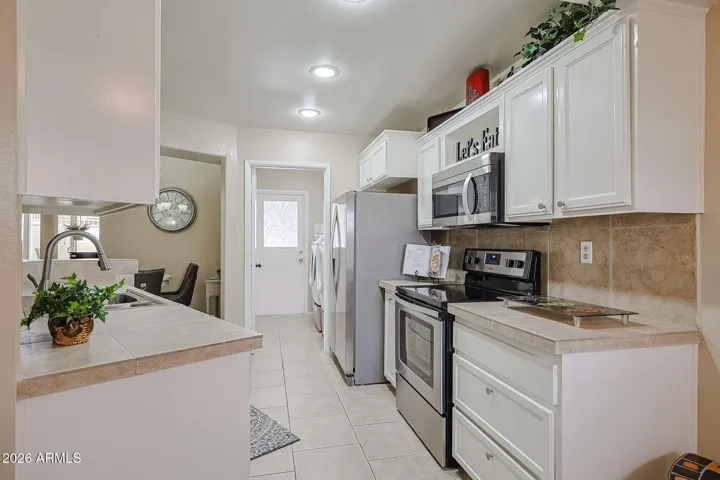 view to the laundry room