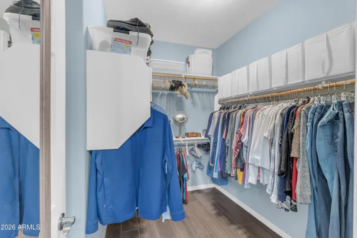 Walk-In Closet in primary suite