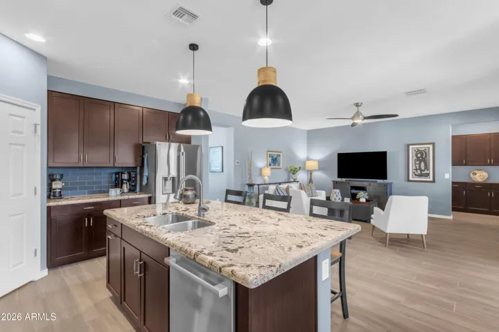 Spacious open floorplan