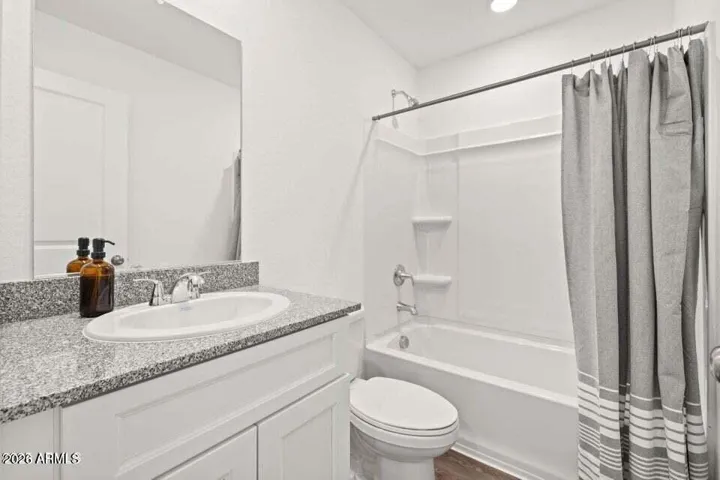 Previously built home staged.