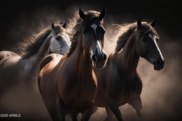 Several horses, and/or farm animals are allowed on this large rural property.