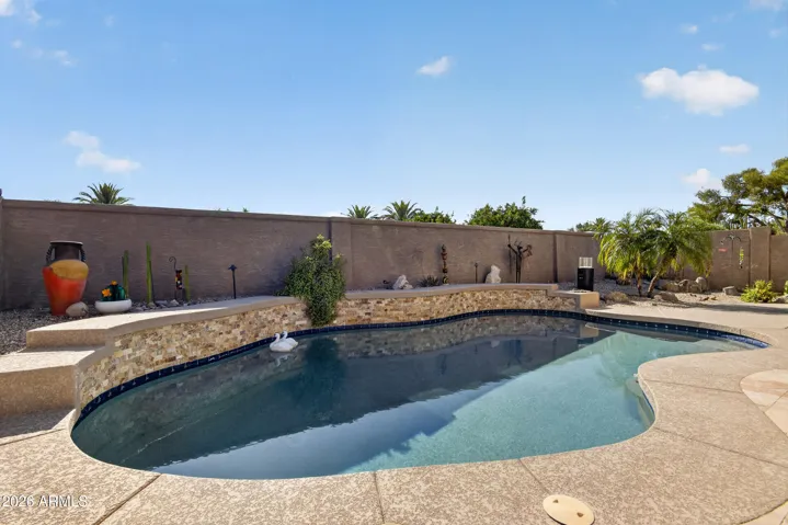 Serene backyard