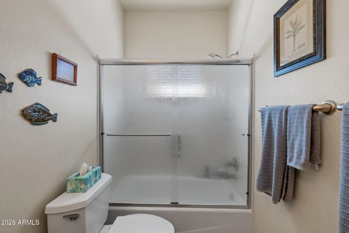 Full bathroom on the lower level.