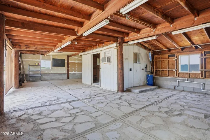 Interior of Shed
