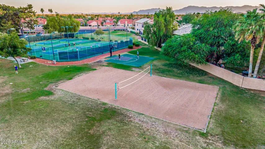 Sand volleyball and basket ball