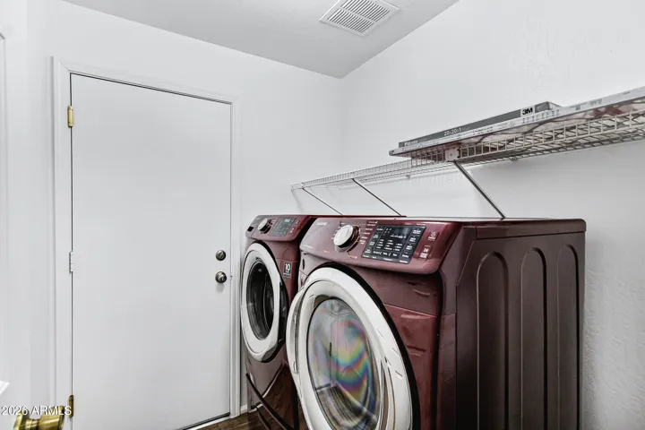 Washer and dryer included with lease