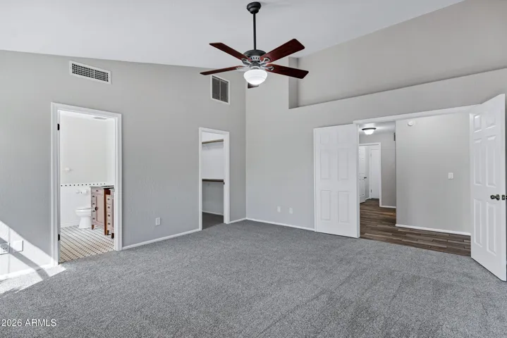Vaulted ceiling
