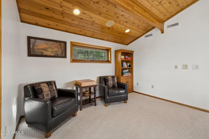 Sitting area in the loft.