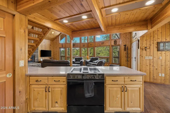 Great views from the kitchen.