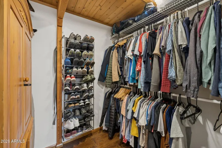 Large walk in closet.