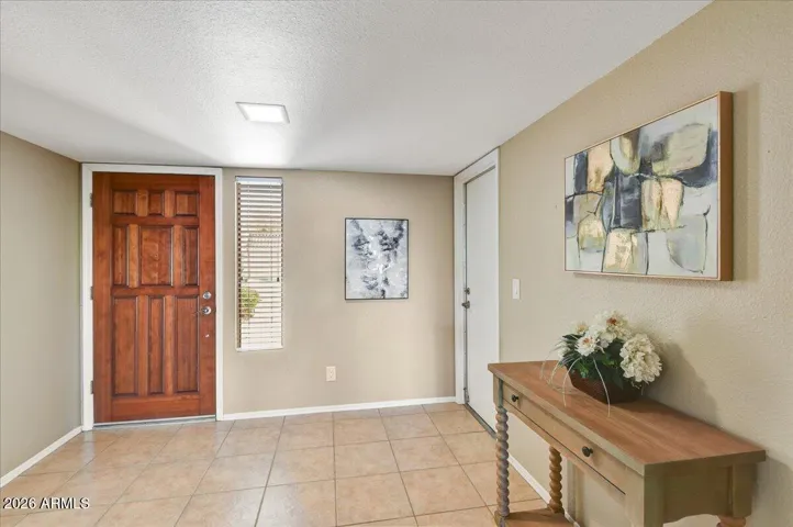 Welcoming entryway to this great room plan