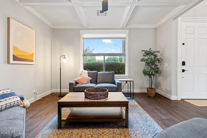 Sitting area just inside entering home.