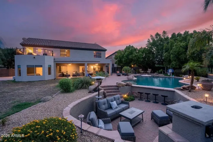 Fantastic view of the sunken fireplace area