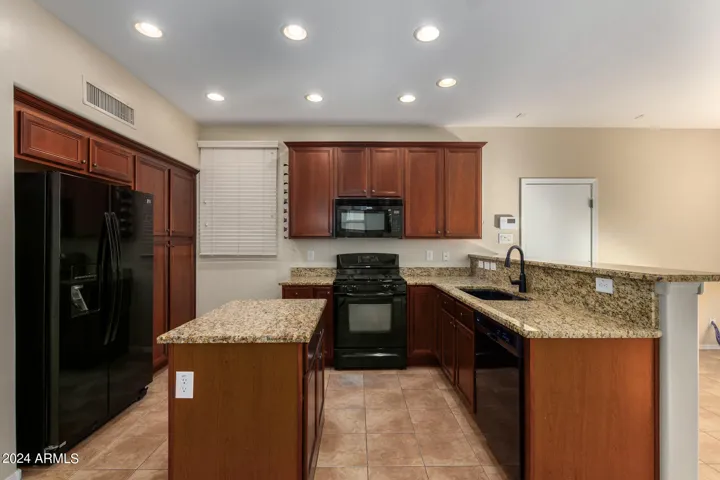 Fridge is included.