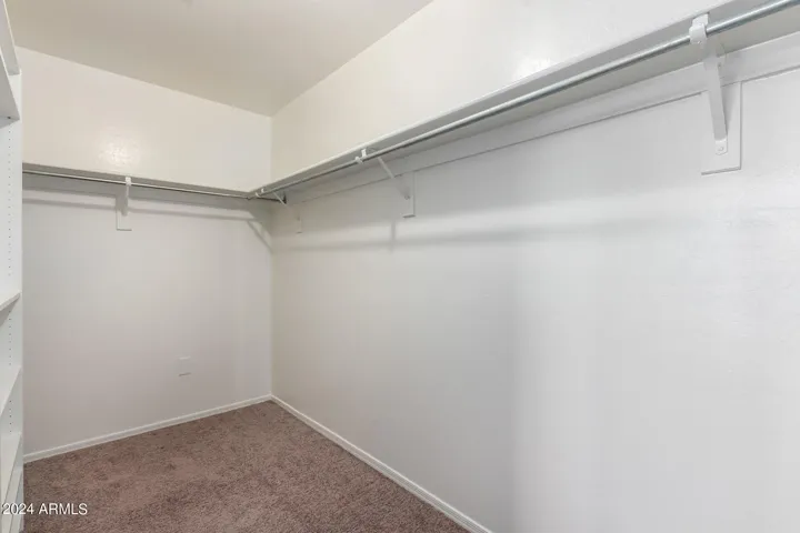 Walk In Closet in the Master Suite.
