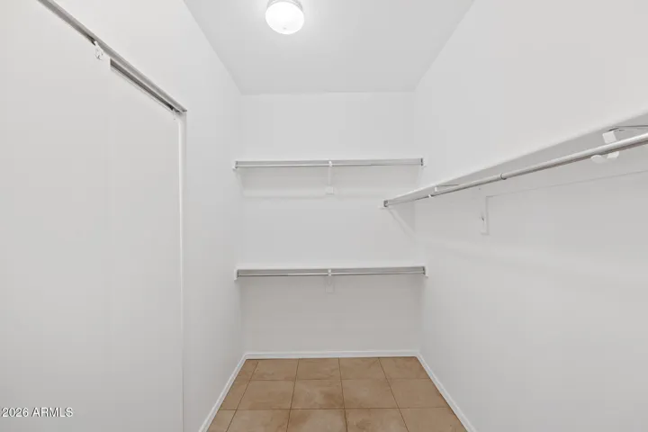 Large walk-in closet