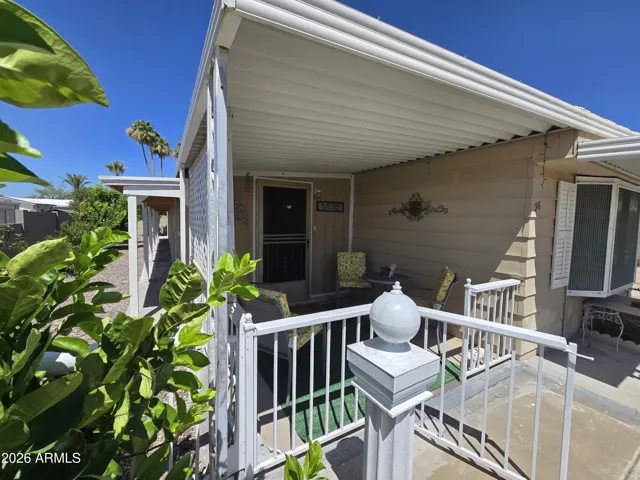 Front porch, south side of house