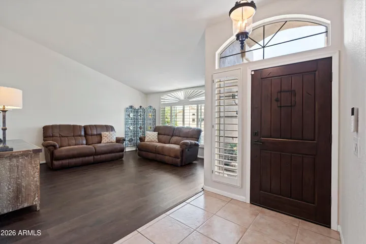 Front Foyer into Living Room