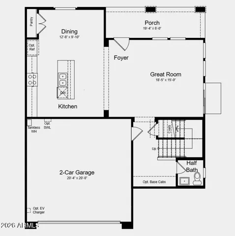 Additional Highlights Include: super shower at primary bath, gas range, 36" upper cabinets, soft close cabinets, upgraded tile throughout downstairs, 2" faux wood blinds, washer, dryer, refrigerator, and upgraded quartz counters.