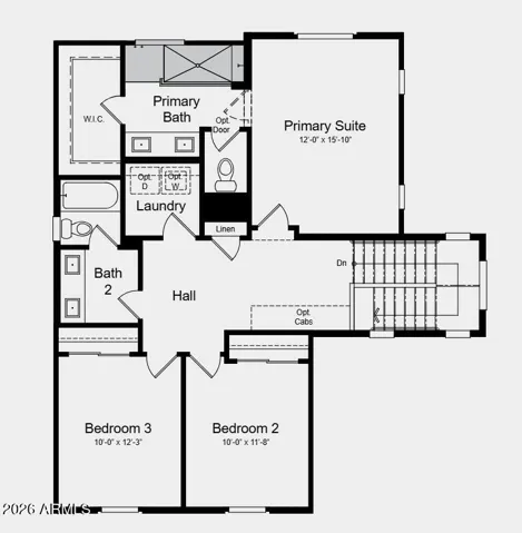 Additional Highlights Include: super shower at primary bath, gas range, 36" upper cabinets, soft close cabinets, upgraded tile throughout downstairs, 2" faux wood blinds, washer, dryer, refrigerator, and upgraded quartz counters.