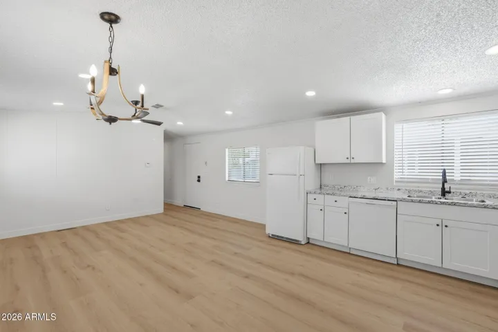 Kitchen- entry from covered patio