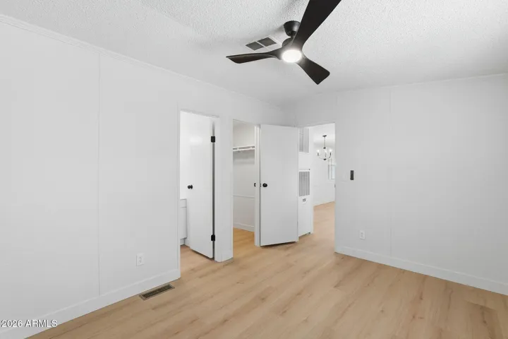 Primary bedroom to bathroom & walk-in closet