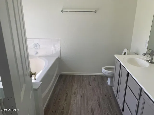 Master bathroom separate tub shower