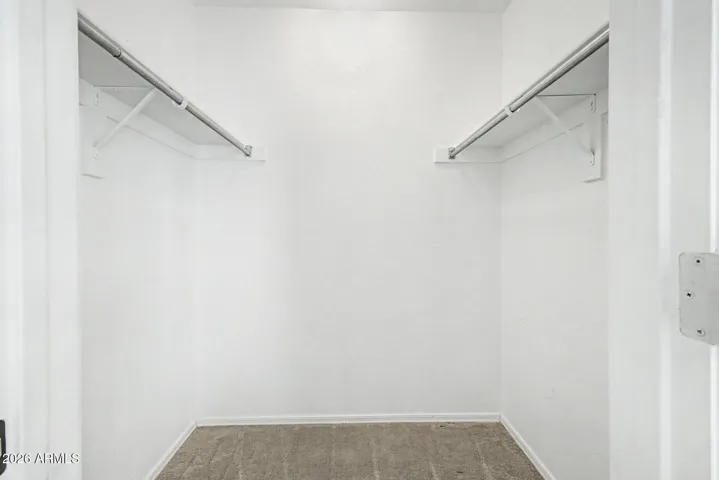 Walk-in Closets in Bedrooms 3 & 4