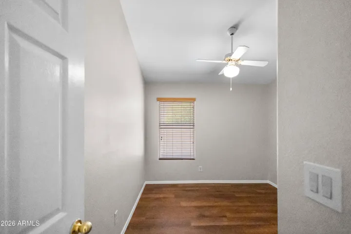 Across from 2nd bathroom