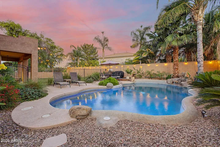 Backyard pool