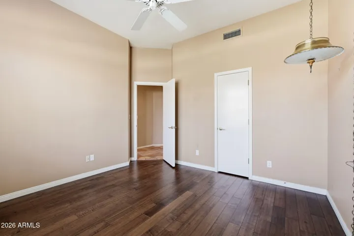Bedroom 3 with a walk in closet