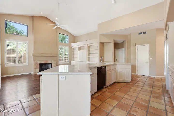 Kitchen to Family Room