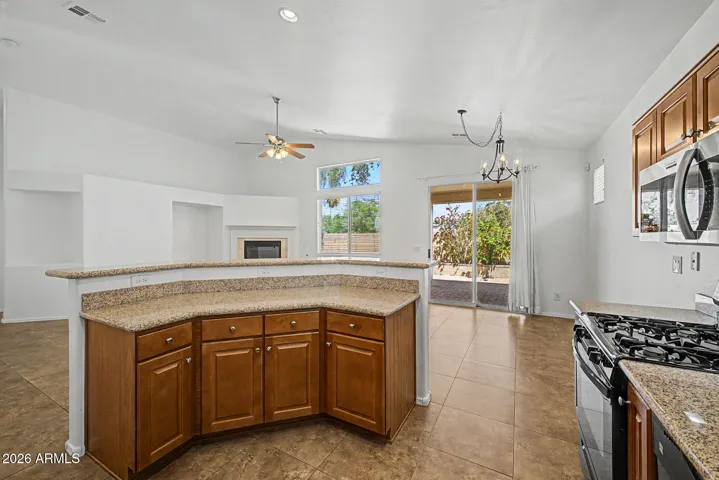 Kitchen View towards dining area