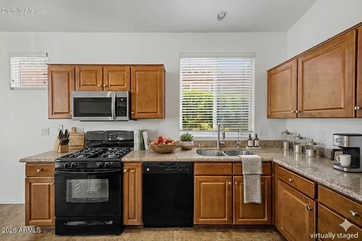 Kitchen Virtually Staged